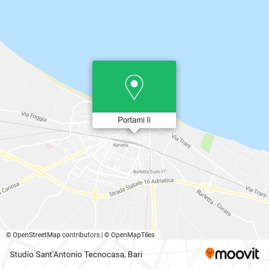 Mappa Studio Sant'Antonio Tecnocasa