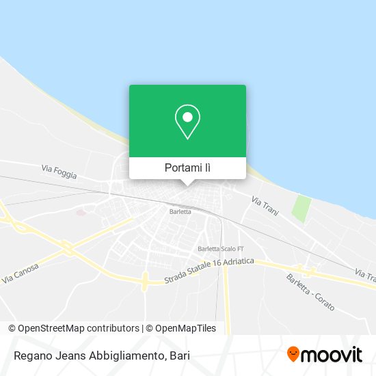 Mappa Regano Jeans Abbigliamento
