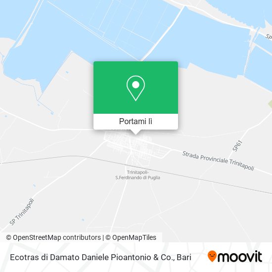 Mappa Ecotras di Damato Daniele Pioantonio & Co.