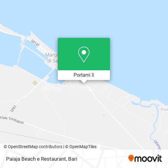 Mappa Paiaja Beach e Restaurant