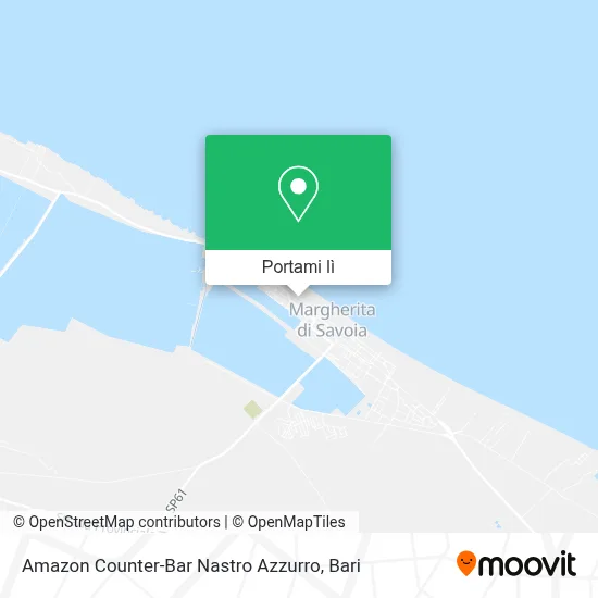 Mappa Amazon Counter-Bar Nastro Azzurro