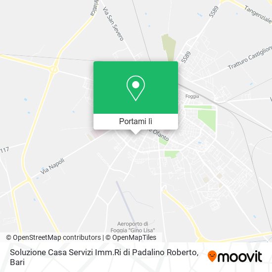 Mappa Soluzione Casa Servizi Imm.Ri di Padalino Roberto