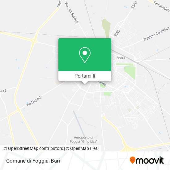 Mappa Comune di Foggia