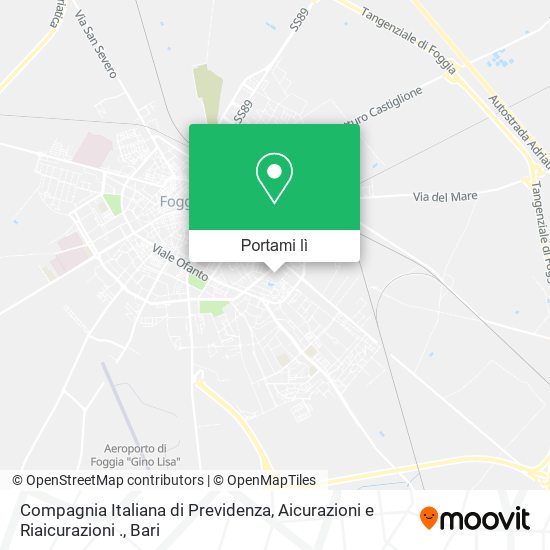 Mappa Compagnia Italiana di Previdenza, Aicurazioni e Riaicurazioni .