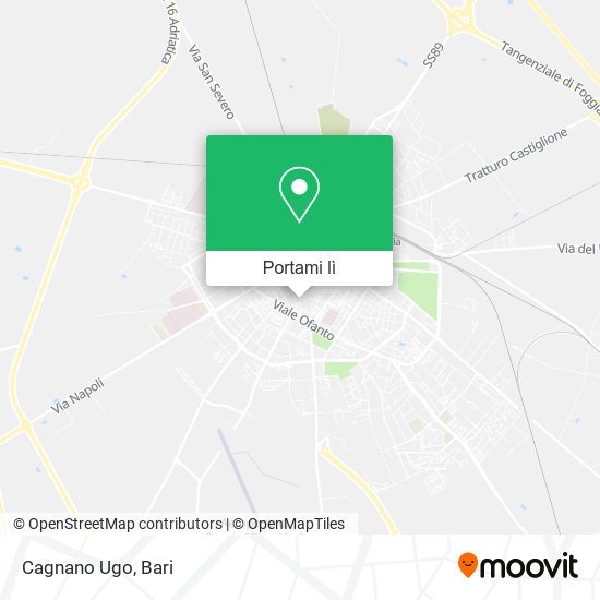 Mappa Cagnano Ugo