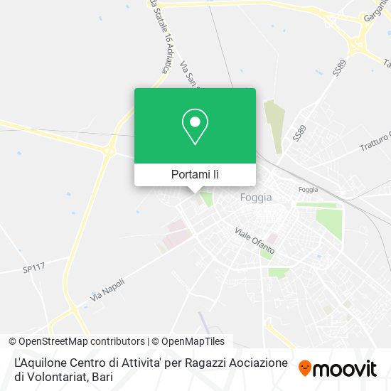 Mappa L'Aquilone Centro di Attivita' per Ragazzi Aociazione di Volontariat