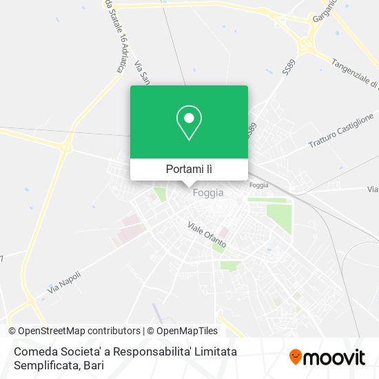 Mappa Comeda Societa' a Responsabilita' Limitata Semplificata