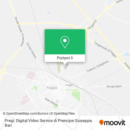 Mappa Pregi. Digital Video Service di Prencipe Giuseppe
