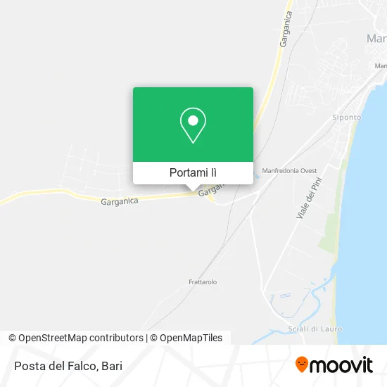 Mappa Posta del Falco