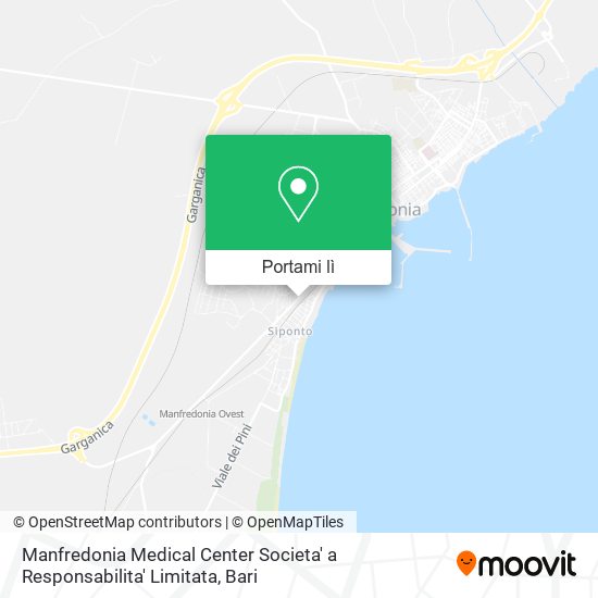 Mappa Manfredonia Medical Center Societa' a Responsabilita' Limitata