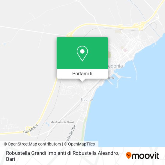 Mappa Robustella Grandi Impianti di Robustella Aleandro