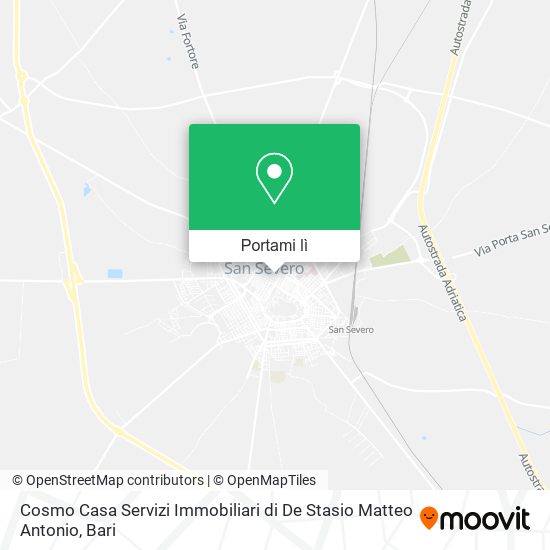 Mappa Cosmo Casa Servizi Immobiliari di De Stasio Matteo Antonio