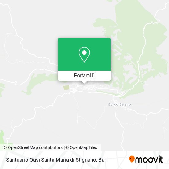 Mappa Santuario Oasi Santa Maria di Stignano