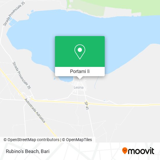 Mappa Rubino's Beach