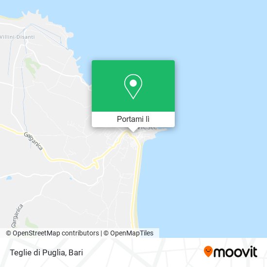 Mappa Teglie di Puglia