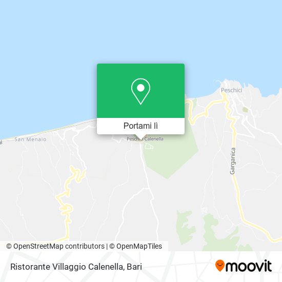 Mappa Ristorante Villaggio Calenella