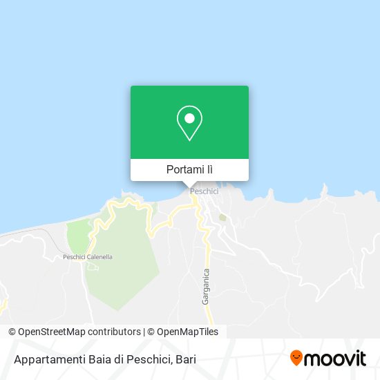 Mappa Appartamenti Baia di Peschici