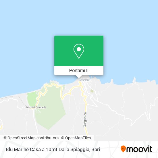 Mappa Blu Marine Casa a 10mt Dalla Spiaggia