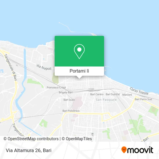 Mappa Via Altamura  26