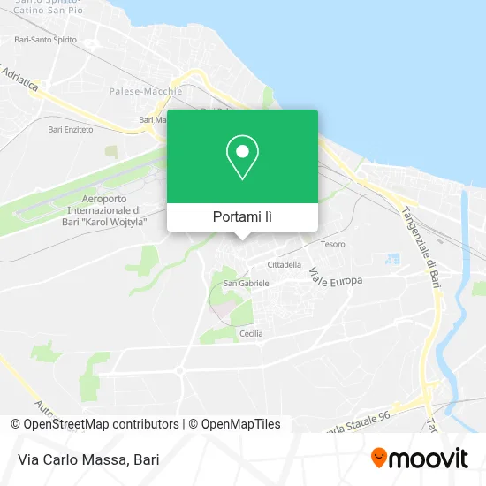 Mappa Via Carlo Massa