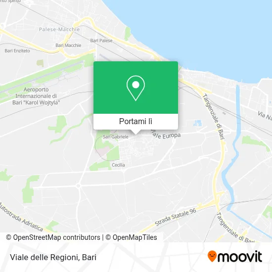 Mappa Viale delle Regioni