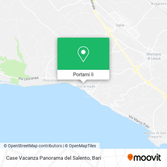 Mappa Case Vacanza Panorama del Salento