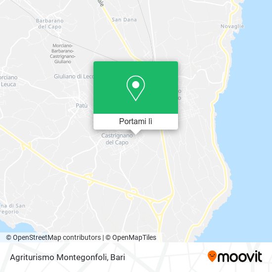 Mappa Agriturismo Montegonfoli