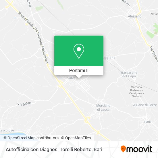 Mappa Autofficina con Diagnosi Torelli Roberto