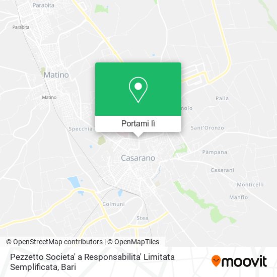 Mappa Pezzetto Societa' a Responsabilita' Limitata Semplificata