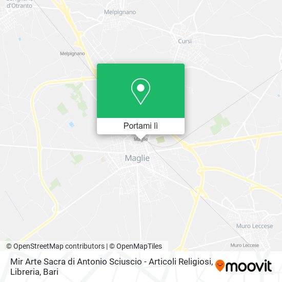 Mappa Mir Arte Sacra di Antonio Sciuscio - Articoli Religiosi, Libreria