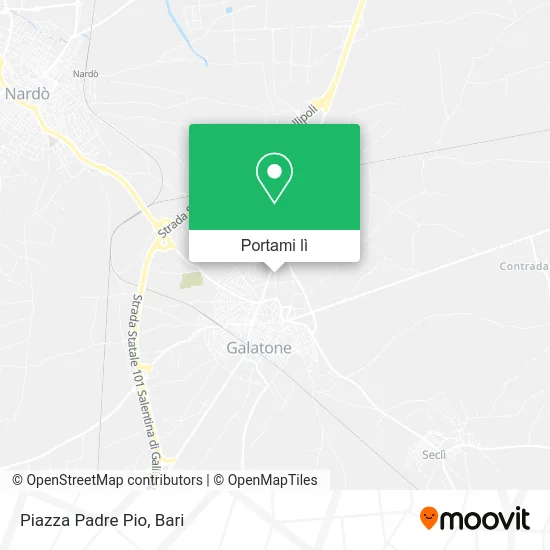 Mappa Piazza Padre Pio