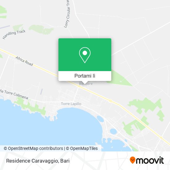 Mappa Residence Caravaggio