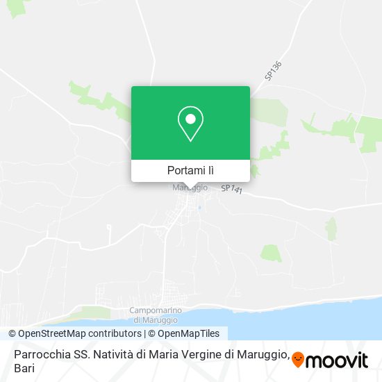 Mappa Parrocchia SS. Natività di Maria Vergine di Maruggio
