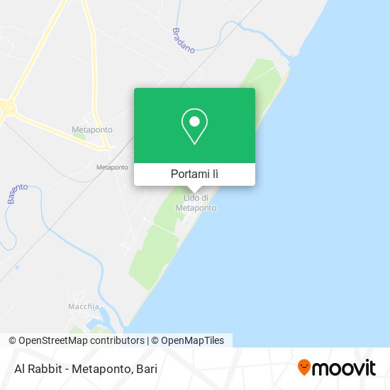 Mappa Al Rabbit - Metaponto