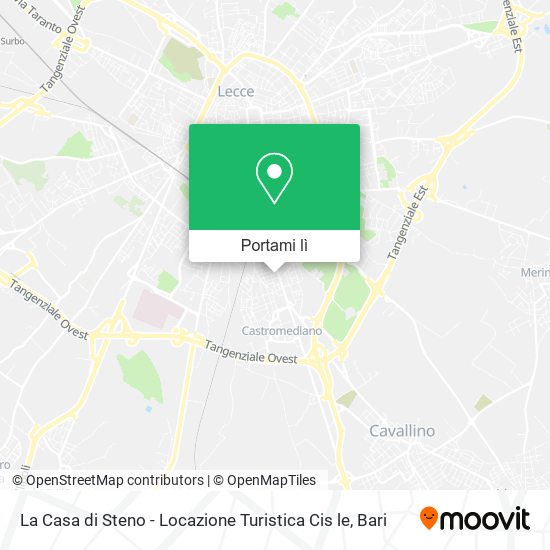 Mappa La Casa di Steno - Locazione Turistica Cis le