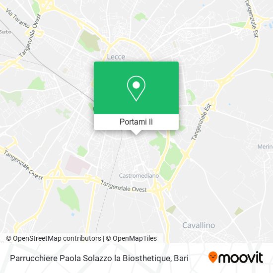 Mappa Parrucchiere Paola Solazzo la Biosthetique