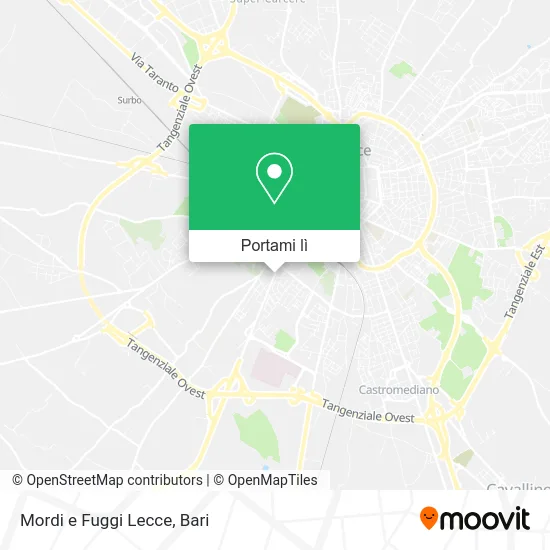 Mappa Mordi e Fuggi Lecce