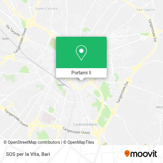 Mappa SOS per la Vita