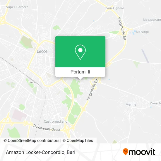 Mappa Amazon Locker-Concordio