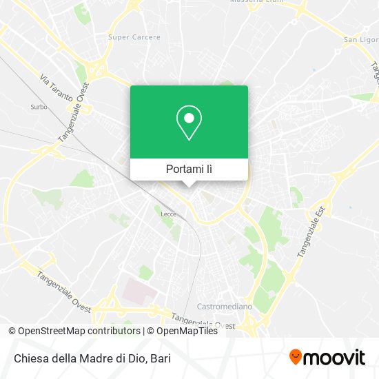 Mappa Chiesa della Madre di Dio