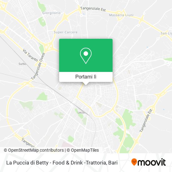 Mappa La Puccia di Betty - Food & Drink -Trattoria