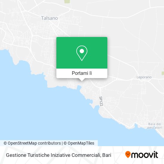Mappa Gestione Turistiche Iniziative Commerciali