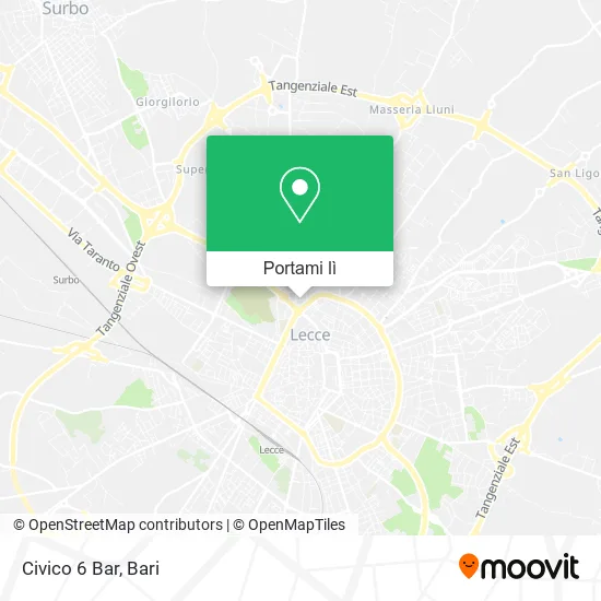 Mappa Civico 6 Bar