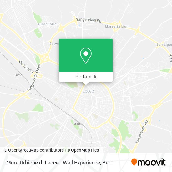 Mappa Mura Urbiche di Lecce - Wall Experience