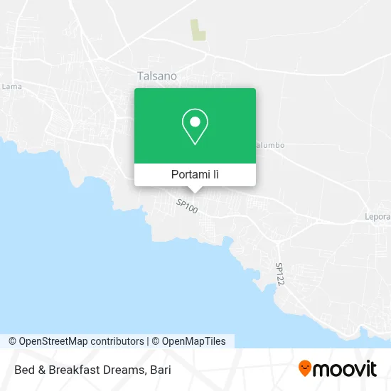 Mappa Bed & Breakfast Dreams