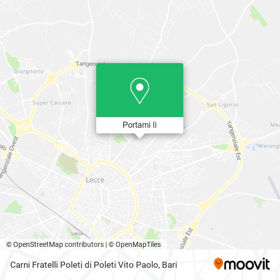 Mappa Carni Fratelli Poleti di Poleti Vito Paolo
