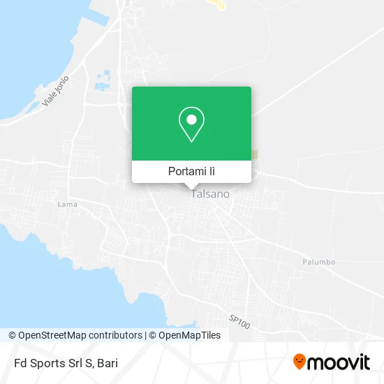 Mappa Fd Sports Srl S