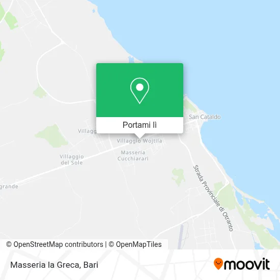 Mappa Masseria la Greca