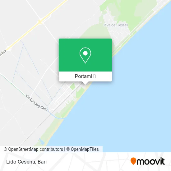 Mappa Lido Cesena