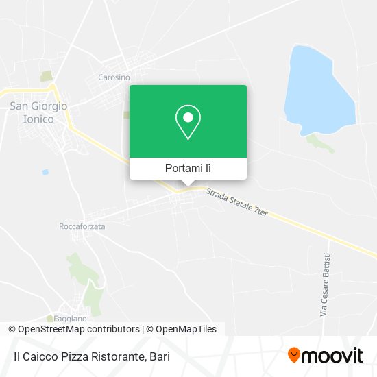 Mappa Il Caicco Pizza Ristorante